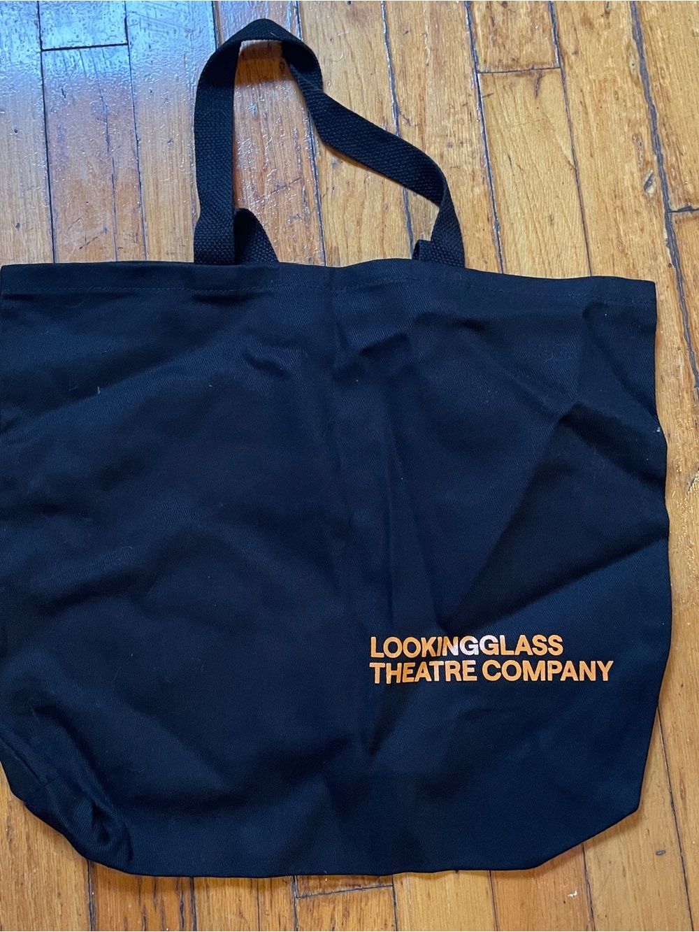Chicago Lookingglass Theatre Black and Orange Tote Bag - Picture 2 of 5